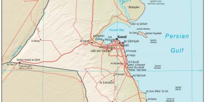 Kuwait map location