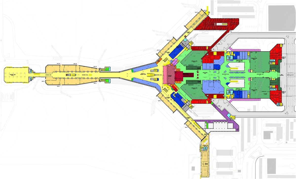 kuwait international airport map