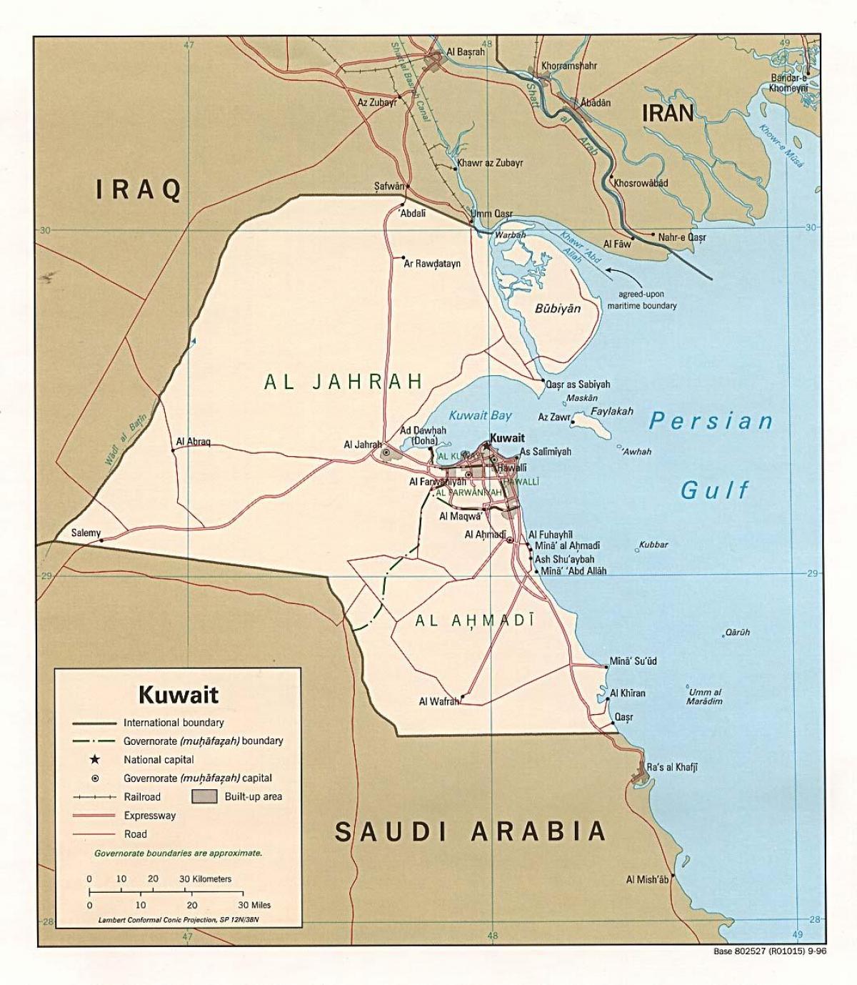 map of safat kuwait