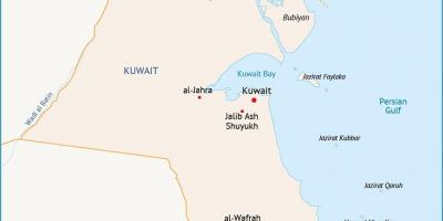 Map of al zour kuwait