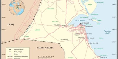 Map of kaifan stadium kuwait