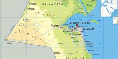 Map of kuwait municipality 